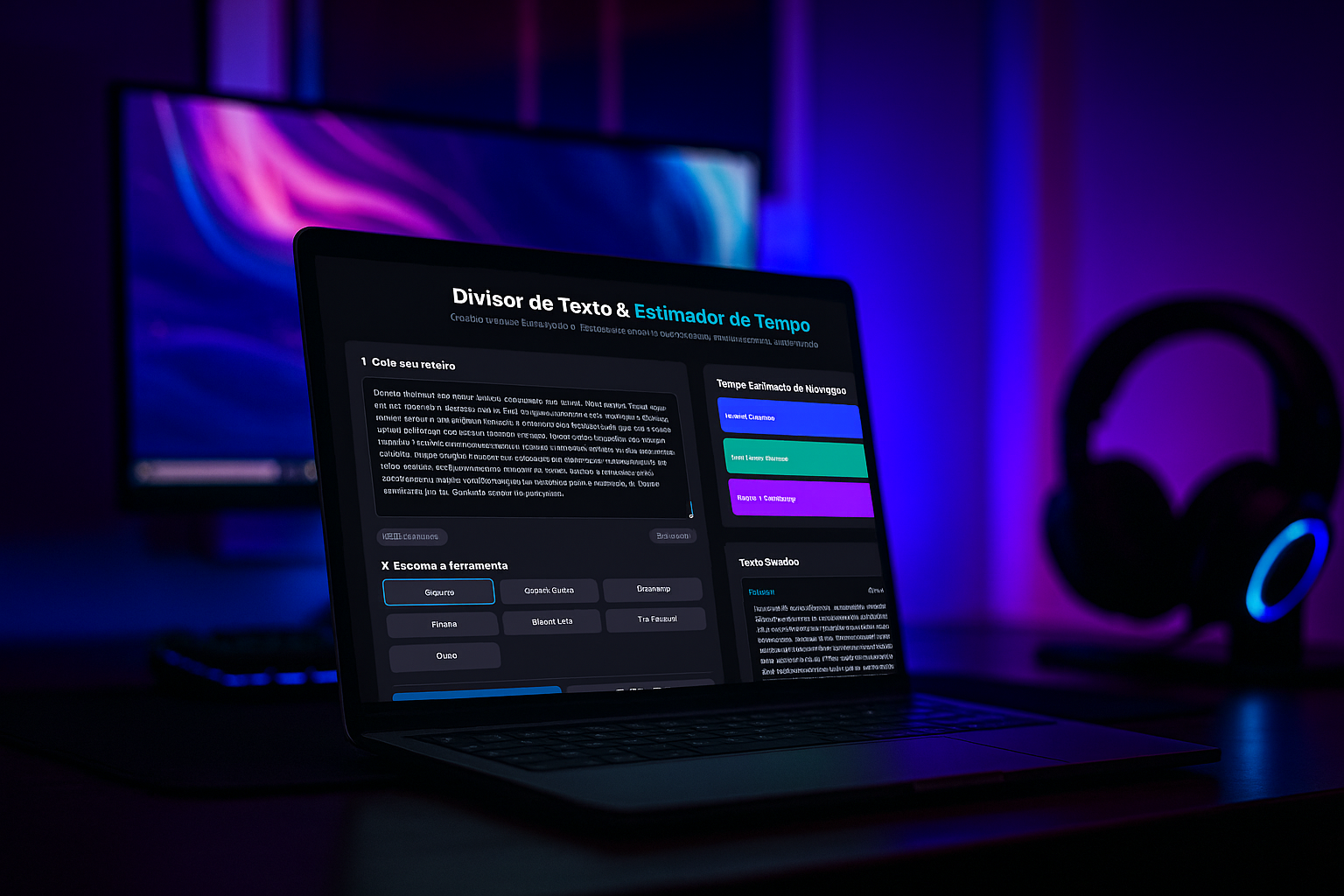 Interface das Ferramentas Utilitárias da IdeIA