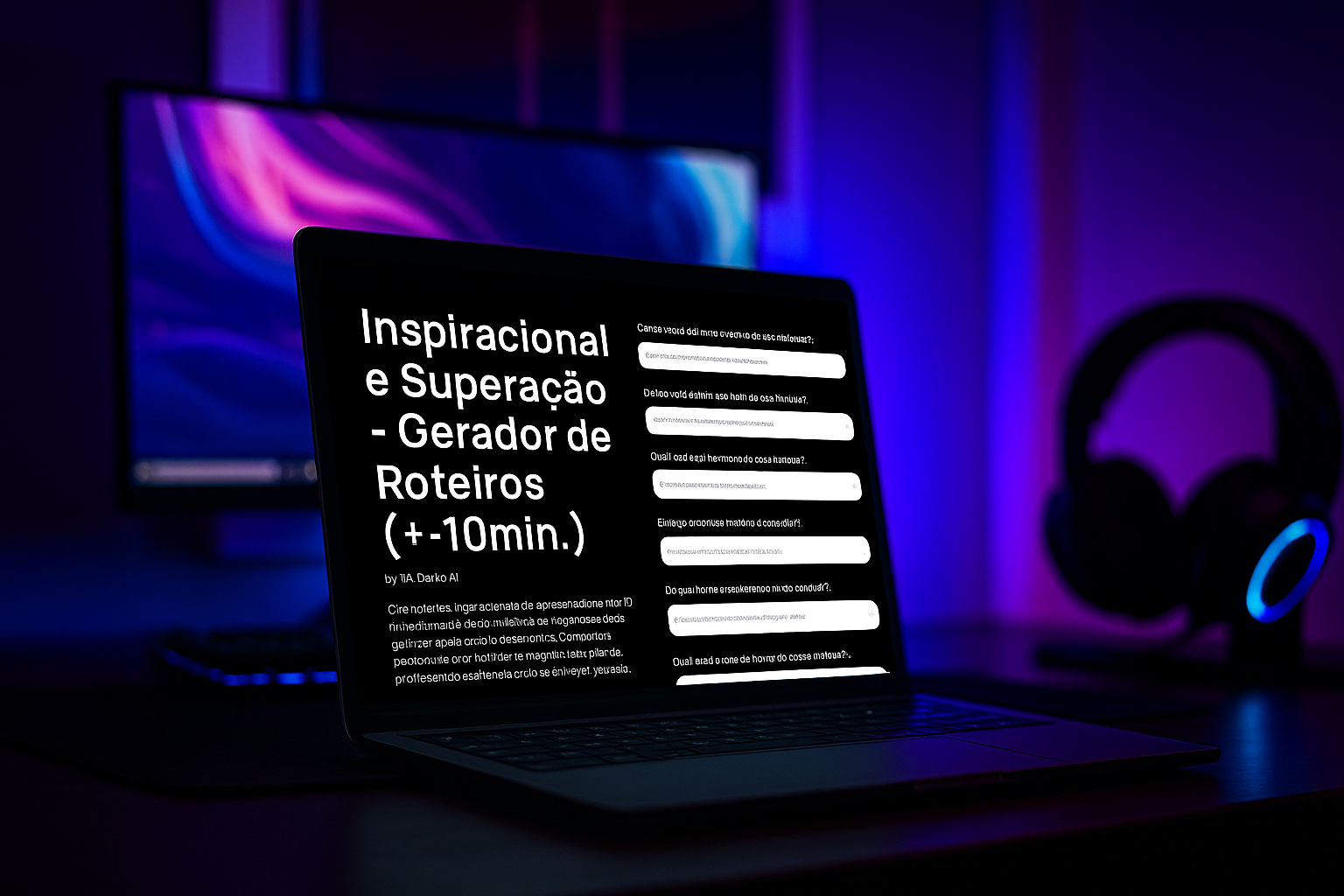 Interface do Gerador de Títulos da IdeIA